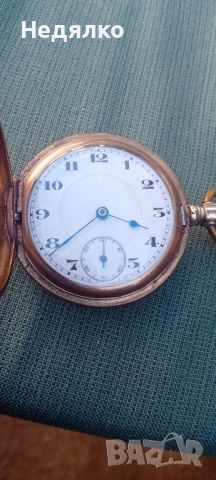 Стар швейцарски джобен часовник, снимка 2 - Антикварни и старинни предмети - 45141152