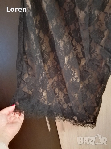 *Last Point life*Нова рокля подплатена с дантела без един ръкав, снимка 5 - Рокли - 52580380