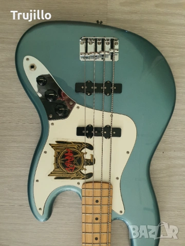 Бас китара Fender jazz bass Player, Tidepool, снимка 5 - Китари - 54098176