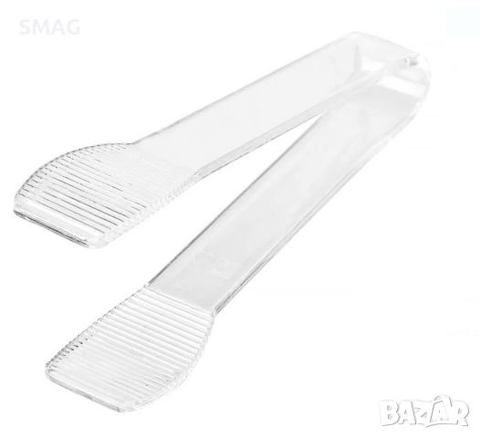 Пластмасова прозрачна щипка за лед 17x4.5cm, снимка 1 - Други - 46386273