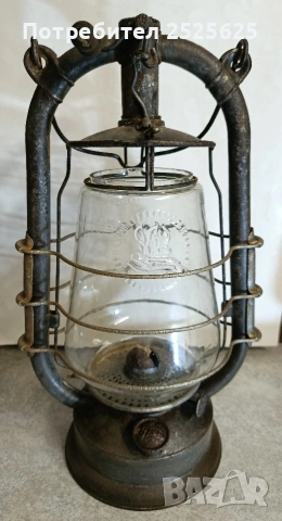 Голям германски газен фенер, снимка 2 - Декорация за дома - 49518615
