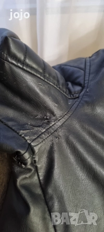Мъжко кожено яке Tom Tailor, снимка 8 - Якета - 47542467