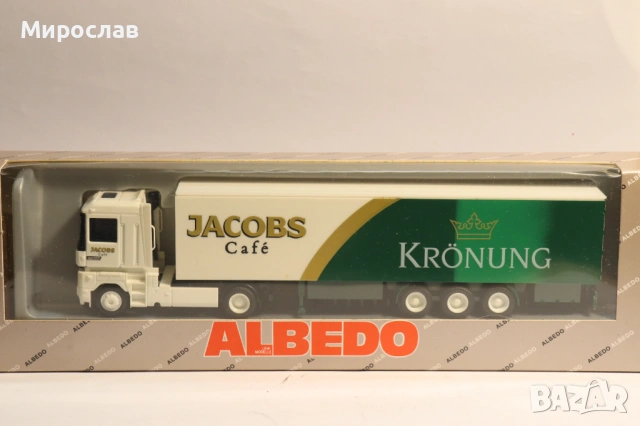 ALBEDO H0 1/87 JACOBS RENAULT MAGNUM КАМИОН ТИР МОДЕЛ