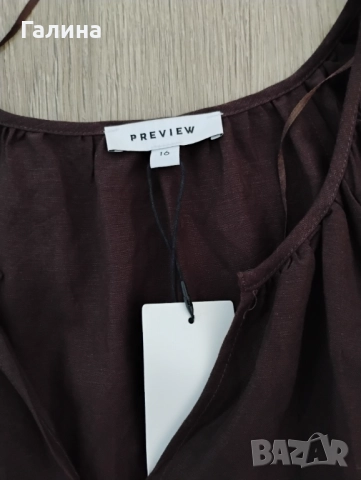 Кафява лятна рокля, снимка 4 - Рокли - 52249099