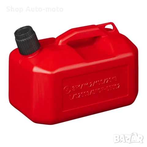 Туба за гориво Automat, 5L,  Пластмасова, Туба с накрайник, Червен, снимка 2 - Аксесоари и консумативи - 50800309
