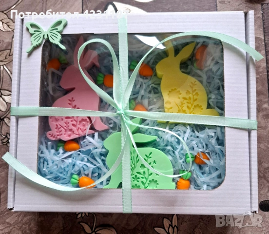 Сапунени зайчета, снимка 2 - Декорация за дома - 53911408