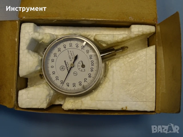 Индикаторен часовник Mitutoyo 2109-10 Micron Dial Indicator, снимка 7 - Други инструменти - 50827700
