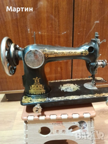 Стара шевна машина Сингер, снимка 4 - Други ценни предмети - 54058220