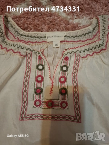 DKNY Копринена Риза, снимка 4 - Ризи - 53479918