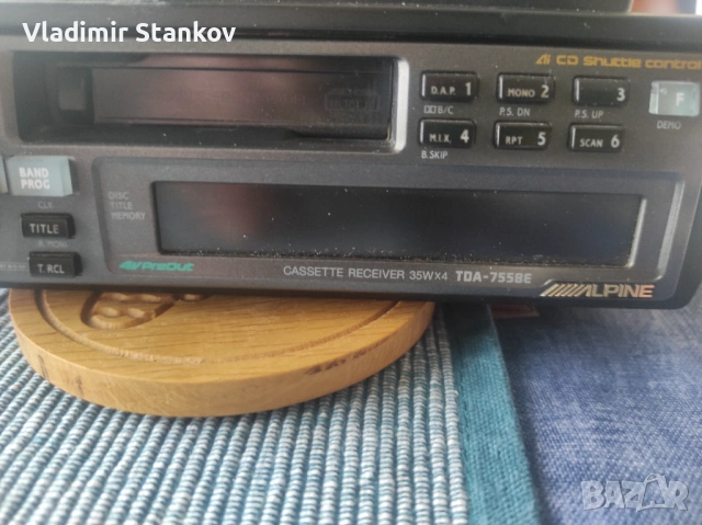 Alpine TDA-7558E + чейнджър CHA - S614 