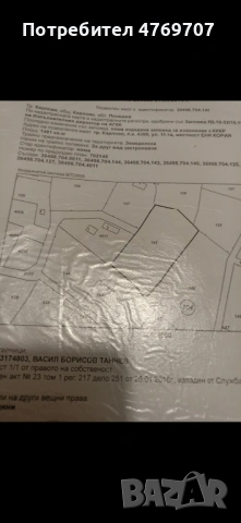 Продава паномарен вилен парцел. 