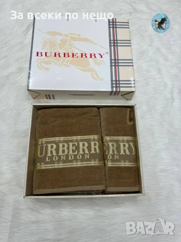 Burberry Луксозни Хавлии - 2бр. в кутия - Налични Различни Цветове Код E426, снимка 5 - Хавлиени кърпи - 50482288