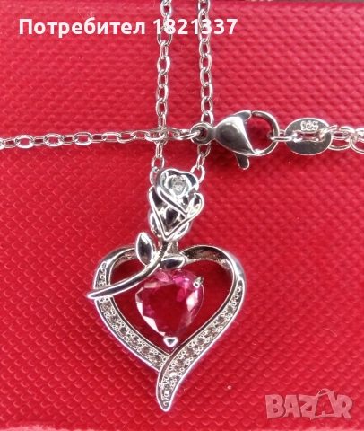 Колие с кристали , снимка 6 - Колиета, медальони, синджири - 51875123