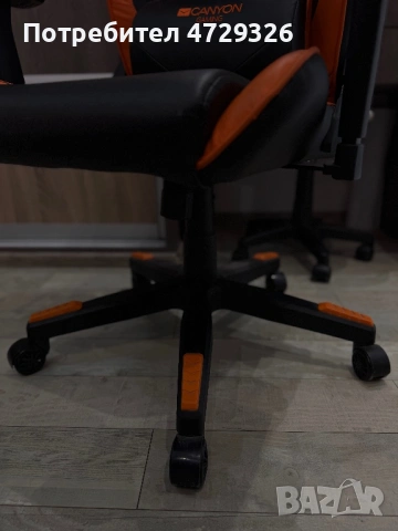 Canyon - CND-SGCH4, черен/оранжев, снимка 7 - Столове - 53933748