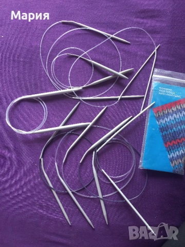 Комплект за шиене, куки за плетене, ретро чадър, снимка 3 - Други стоки за дома - 54086934