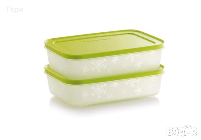 Tupperware кутии за фризер 1 л. плоски, снимка 6 - Други - 36740638