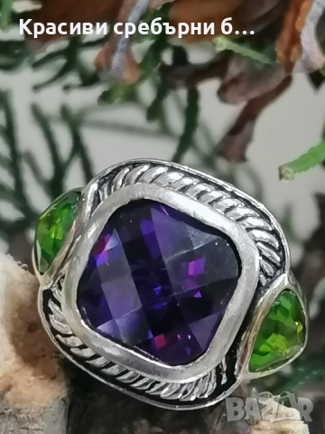 Впечатляващ, масивен сребърен пръстен 15.89гр 