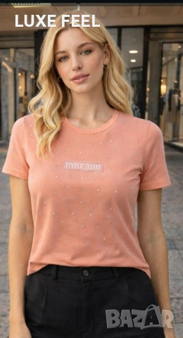 Kenzo✨Guess✨Miu Miu ✨ Tommy Hilfiger ✨ Памучни Тениски , снимка 7 - Тениски - 54008395