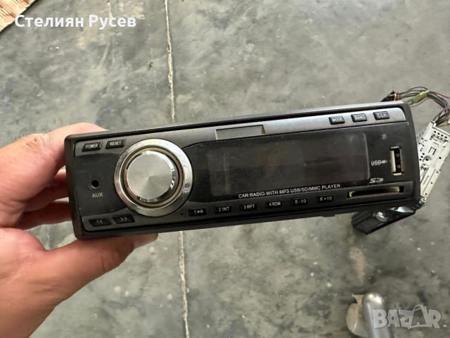 car audio system usb CD / сд / sd плейър за автомобил -цена 30лв  - с кабели , чете УСБ /sd cart АУк, снимка 4 - Аксесоари и консумативи - 45098607