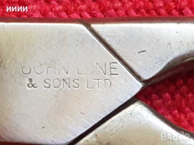 Британска шивашка ножица, снимка 4 - Антикварни и старинни предмети - 53840126