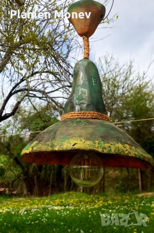 Ръчно изработена винтидж дизайнерска лампа "FANTASY WIZARDS HAT", снимка 11 - Декорация за дома - 45280797