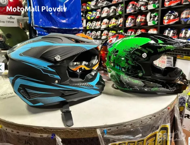 Детска крос каска мото вело мотокрос, снимка 2 - Аксесоари и консумативи - 49269674
