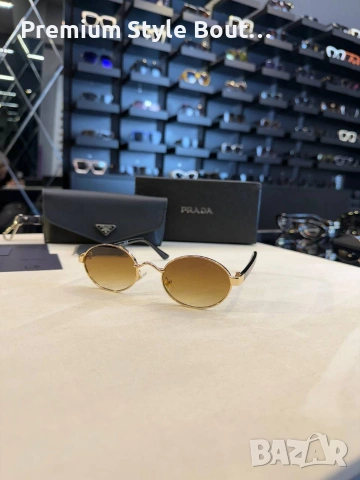 слънчеви очила prada cartier ray ban Gucci с черен обикновен калъф и ув защита , снимка 12 - Слънчеви и диоптрични очила - 53660558