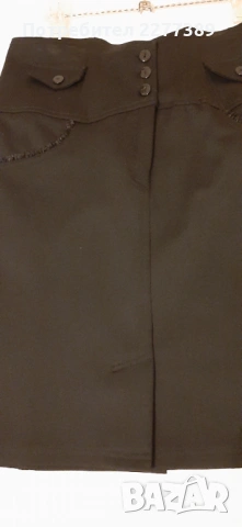 Черна пола нова, снимка 3 - Поли - 53929156