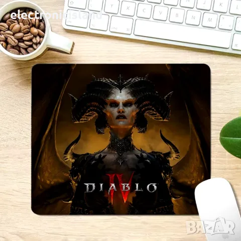 Три модела Diablo pad Диабло 4 подложка за мишка PC компютър лаптоп 25x30 см, снимка 2 - Джойстици и геймпадове - 47855854