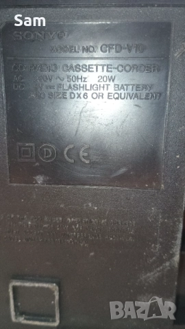 SONY CFD-V10, снимка 5 - Радиокасетофони, транзистори - 51979374