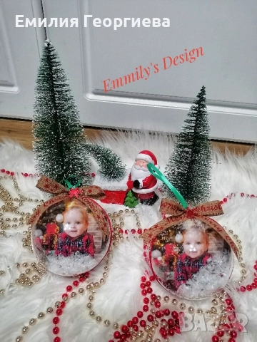 Коледни топки със снимки на най- ниски цени само при нас