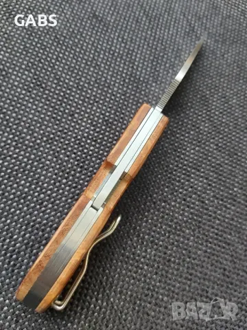 Сгъваем нож Spyderco Chaparral,дръжка Birdseye Maple, снимка 9 - Ножове - 49641620