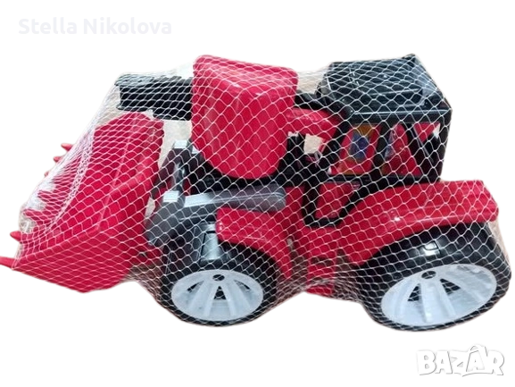 Детски трактор с 2 гребла - багер и фадрома, снимка 3 - Коли, камиони, мотори, писти - 52207835