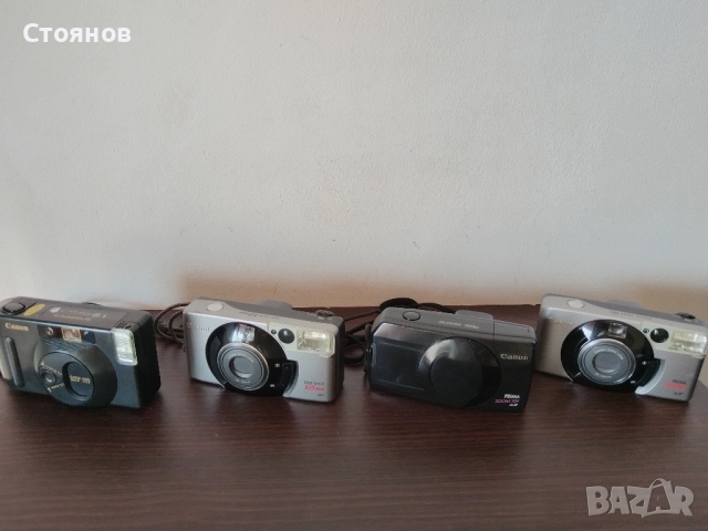 Камери 35mm Canon PRIMA, SNAPPY S, SURE SHOT, PRIMA SYPER Japan, снимка 4 - Фотоапарати - 50035989