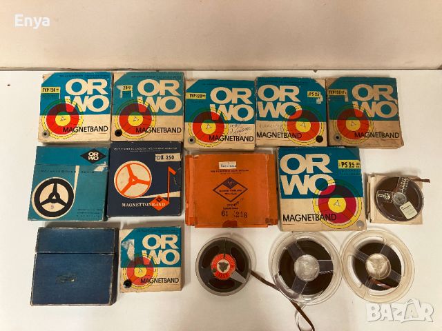 Стари магнетофонни ролки ( ленти ), снимка 1 - Антикварни и старинни предмети - 46459483