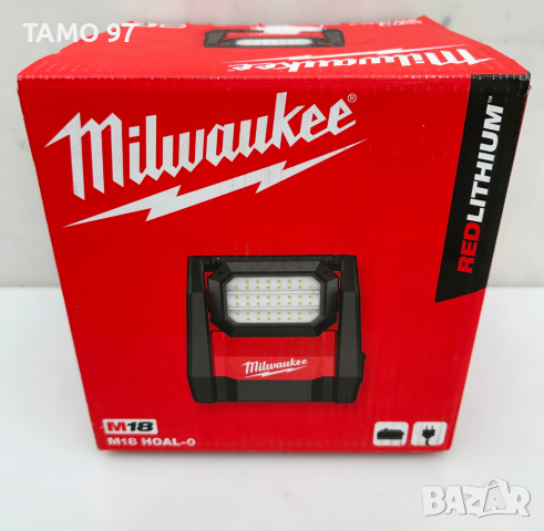 Milwaukee M18 HOAL - Нова акумулаторна LED лампа 18V, снимка 1 - Други инструменти - 45031722