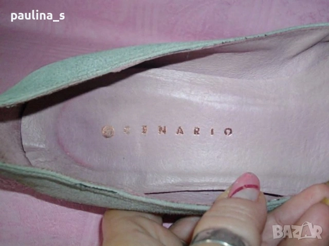Два различни чифта / Естествена кожа и велур маркови обувки "Scarpa" optimal и "Scenario"  , снимка 14 - Дамски елегантни обувки - 41564578