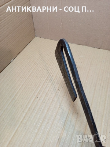 Соц Стара Ръчно Кована Брадвичка Сатър 0.530кг. НОМЕР 772., снимка 6 - Антикварни и старинни предмети - 53585514