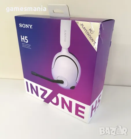 Гейминг слушалки Sony - INZONE H5/ безжични/ бели/ Покупка на Изплащане, снимка 3 - Аксесоари - 49453085