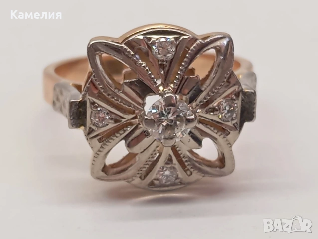 Руско злато , снимка 2 - Пръстени - 53862416