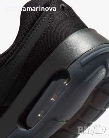 Нови черни унисекс маратонки Nike Air Max Motif от Sportsdirect черни маратонки Найк, снимка 8 - Маратонки - 37003525
