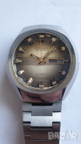 Мъжки часовник Citizen automatic 21 jewels, снимка 2 - Антикварни и старинни предмети - 44986492