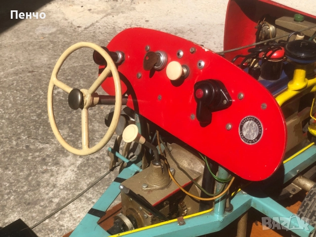 ретро автомобил /учебен демонстрационен модел/ - 1950/60г. - GERMANY, снимка 7 - Антикварни и старинни предмети - 51603142