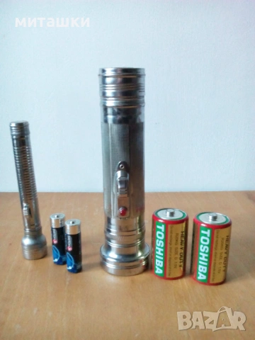 Прожектор метален два броя, снимка 3 - Антикварни и старинни предмети - 53041294