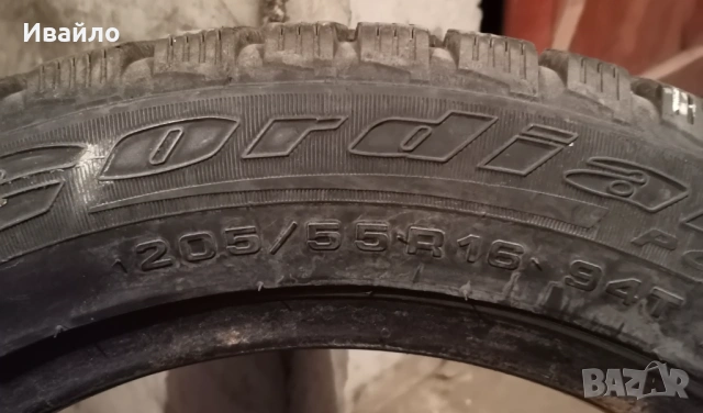 Продавам 1 брой зимна гума 205.55.16 дот 2021 Goodyear , снимка 3 - Гуми и джанти - 53887369