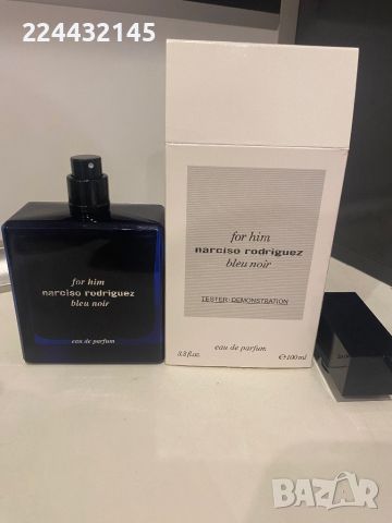 Narciso rodriguez for him bleu noir 100ml EDP Tester , снимка 2 - Мъжки парфюми - 45627312
