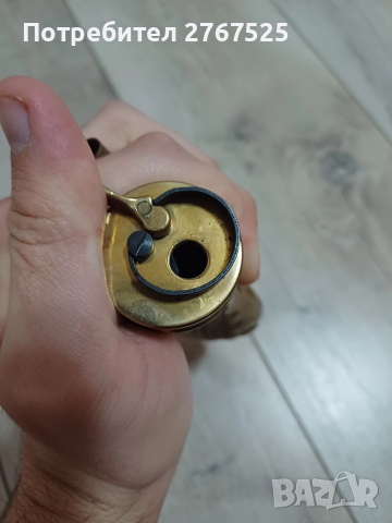 Релефна медна Барутница фишеклък пушка пищов възстановка , снимка 5 - Колекции - 52921341