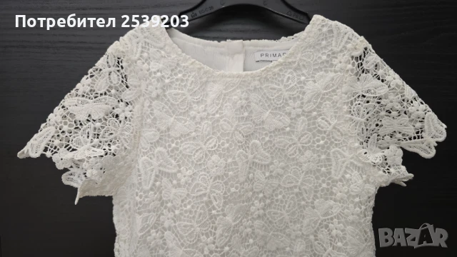 Нова детска рокля - бяла дантела 5-6 години , снимка 3 - Детски рокли и поли - 51411650