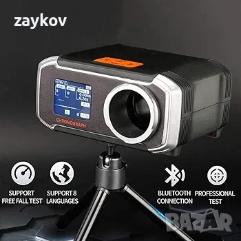 GODNECE Airsoft тестер за скорост, Bluetooth връзка с мобилен телефон, високопрецизен тахиметър, снимка 4 - Друга електроника - 50844450