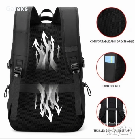 Мъжка оригинална и обемна раница /Универсална с широко предназначение!, снимка 7 - Раници - 53502622